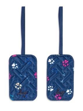 Lug Baggage Claim Luggage Tag 2pc Set - Paws Navy - NWT